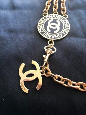 Chanel Vintage Drop Chain Belt